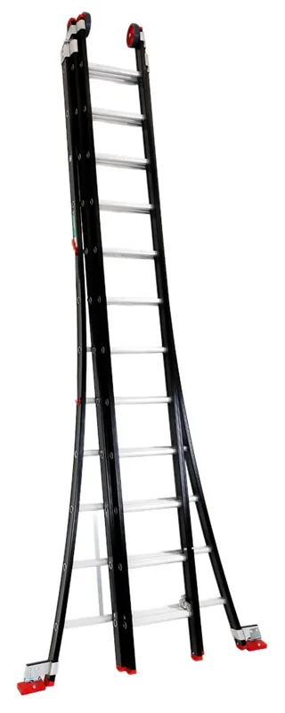 Beperkte Voorraad reformladder alu.zwart magnus kelfort