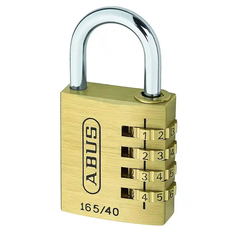 hangslot messing cijfercombinatie abus Weekendaanbieding