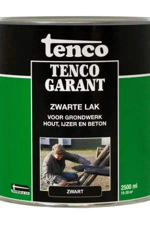 Dagaanbieding lak zwart tenco