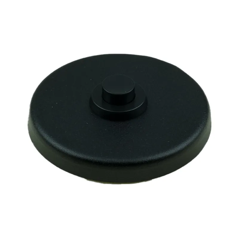 Betrouwbaar beldrukker aluminium mat zwart oxloc