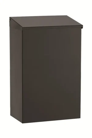 Weekendaanbieding brievenbus zwart stoer!