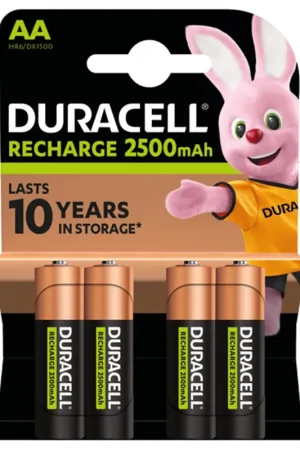Beperkte Voorraad batterijen oplaadbaar penlite duracell