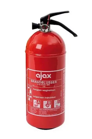 Tijdelijk Beschikbaar brandblusser poeder abc ajax
