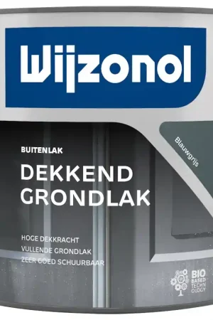 Betrouwbaar grondlak dekkend blauw/grijs wijzonol