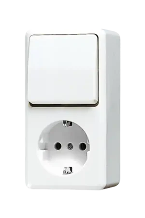 contactdoos+schakel wissel opbouw jung Lage Prijs
