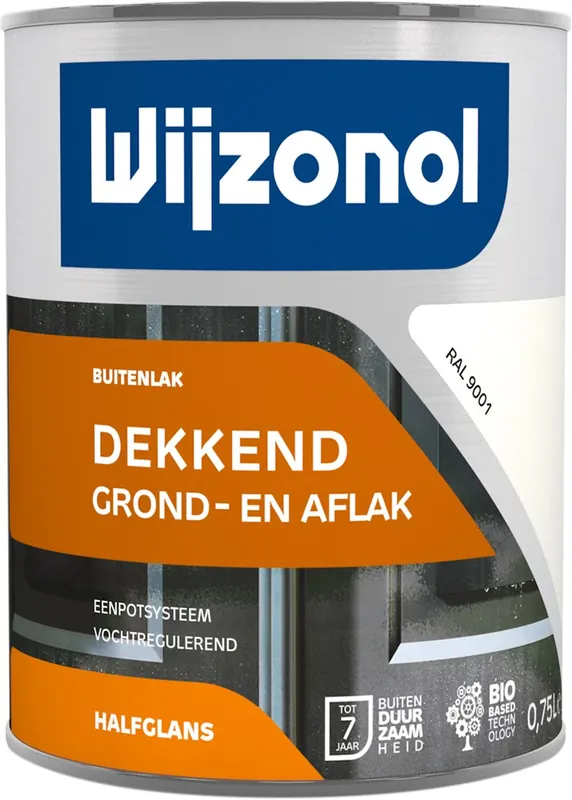 buitenverf halfglans crème wit Premium