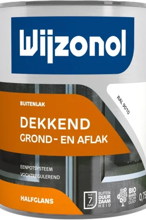 buitenverf halfglans zuiverwit Hete Deal