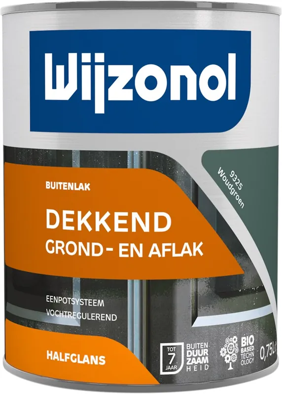 Rechtstreeks Van De Fabrikant buitenverf halfglans woudgroen