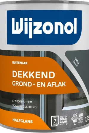 Direct Verzonden buitenverf halfglans zwart