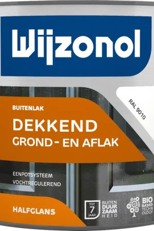 buitenverf halfglans zuiverwit Hoge Kwaliteit