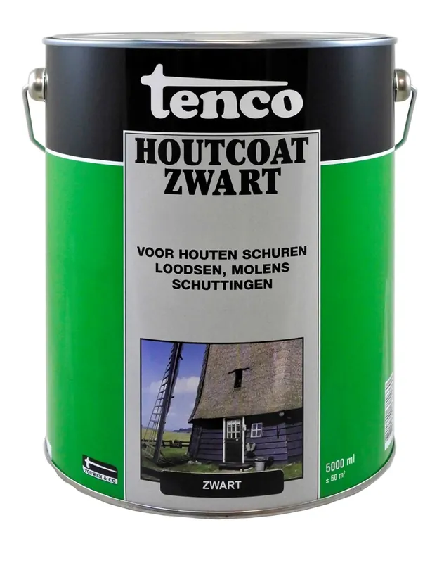 Fabrieksprijs houtcoat zwart tenco