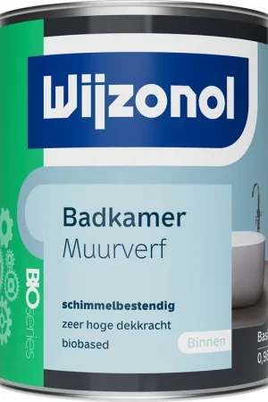 muurverf badkamer mat wit wijzonol Gratis Retour