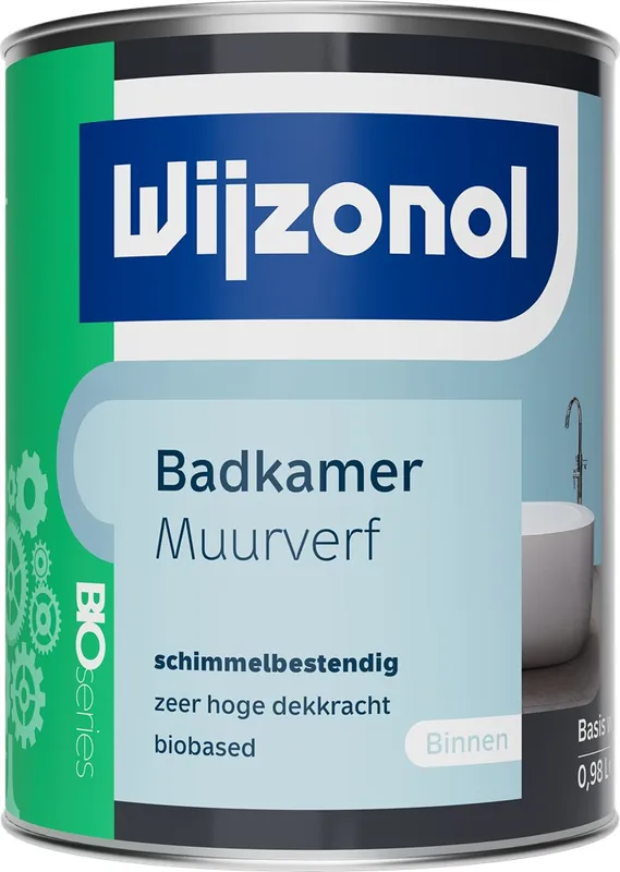 muurverf badkamer mat wit wijzonol Gratis Retour