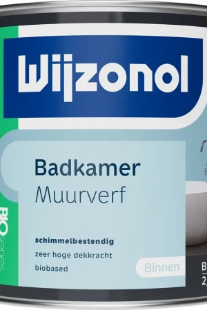 muurverf badkamer mat wit wijzonol Seizoensaanbieding