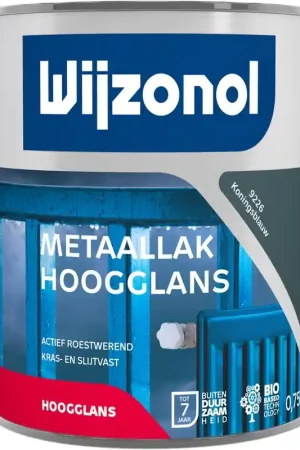 metaallak hoogglans koningsblauw Veilige Betaling