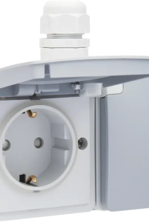 wandcontactdoos opbouw dubbel niko hydro Snelle Levering