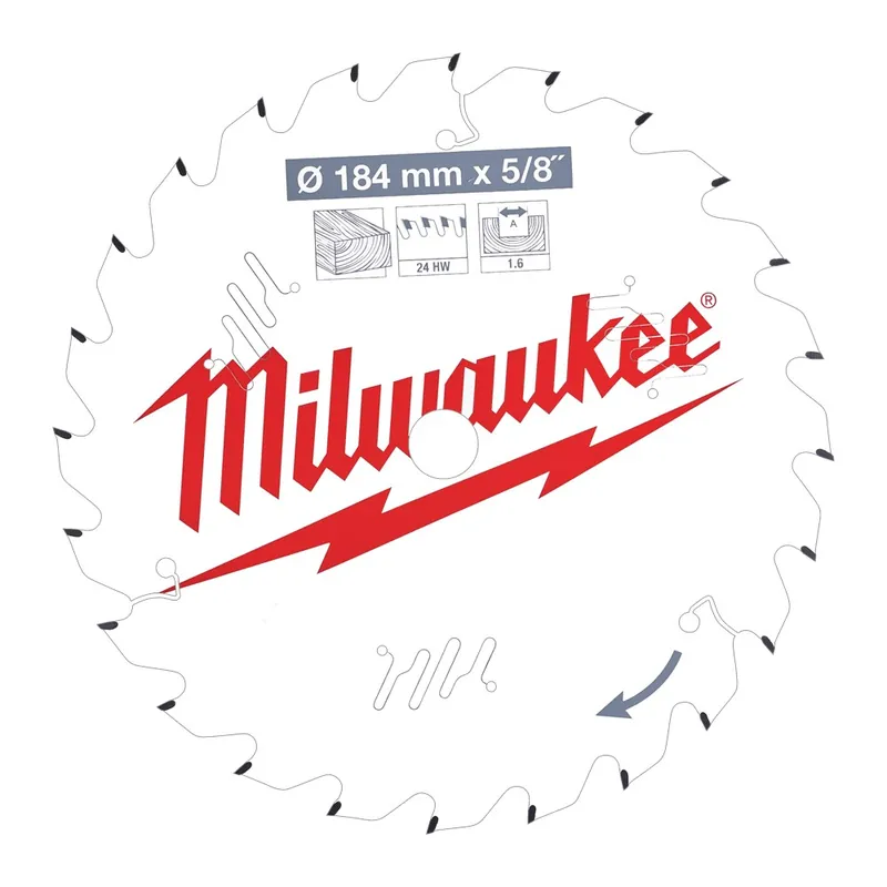 Gratis Retour cirkelzaagblad hm milwaukee