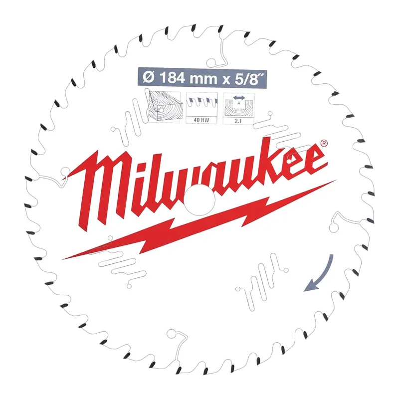 Premium cirkelzaagblad hm milwaukee