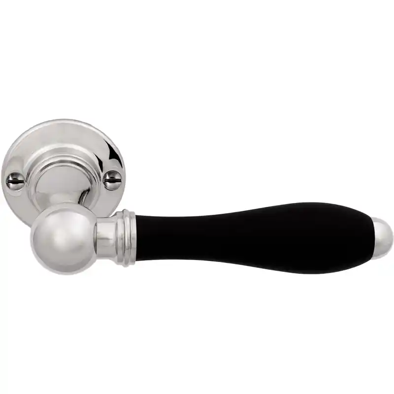 Speciale Aanbieding deurkruk glans nikkel/ebben