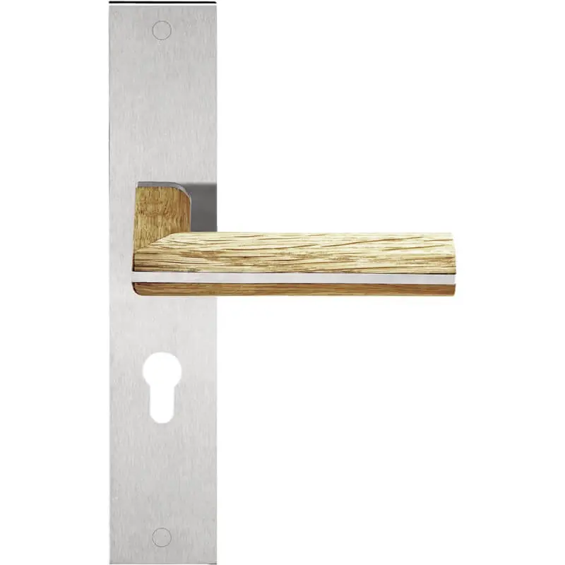 Shop Nu deurkruk rvs/eiken
