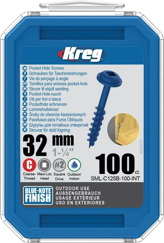 pockethole schroef blauw gecoat kreg Snelle Levering