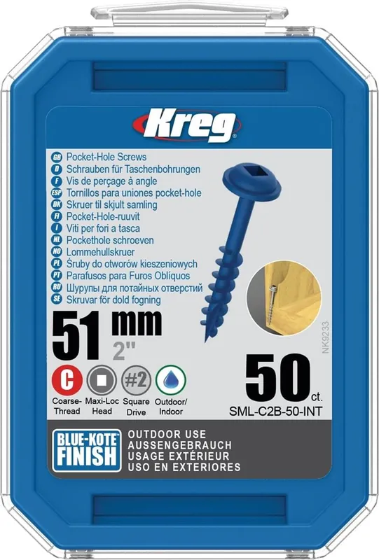 pockethole schroef blauw gecoat kreg Koop Vandaag